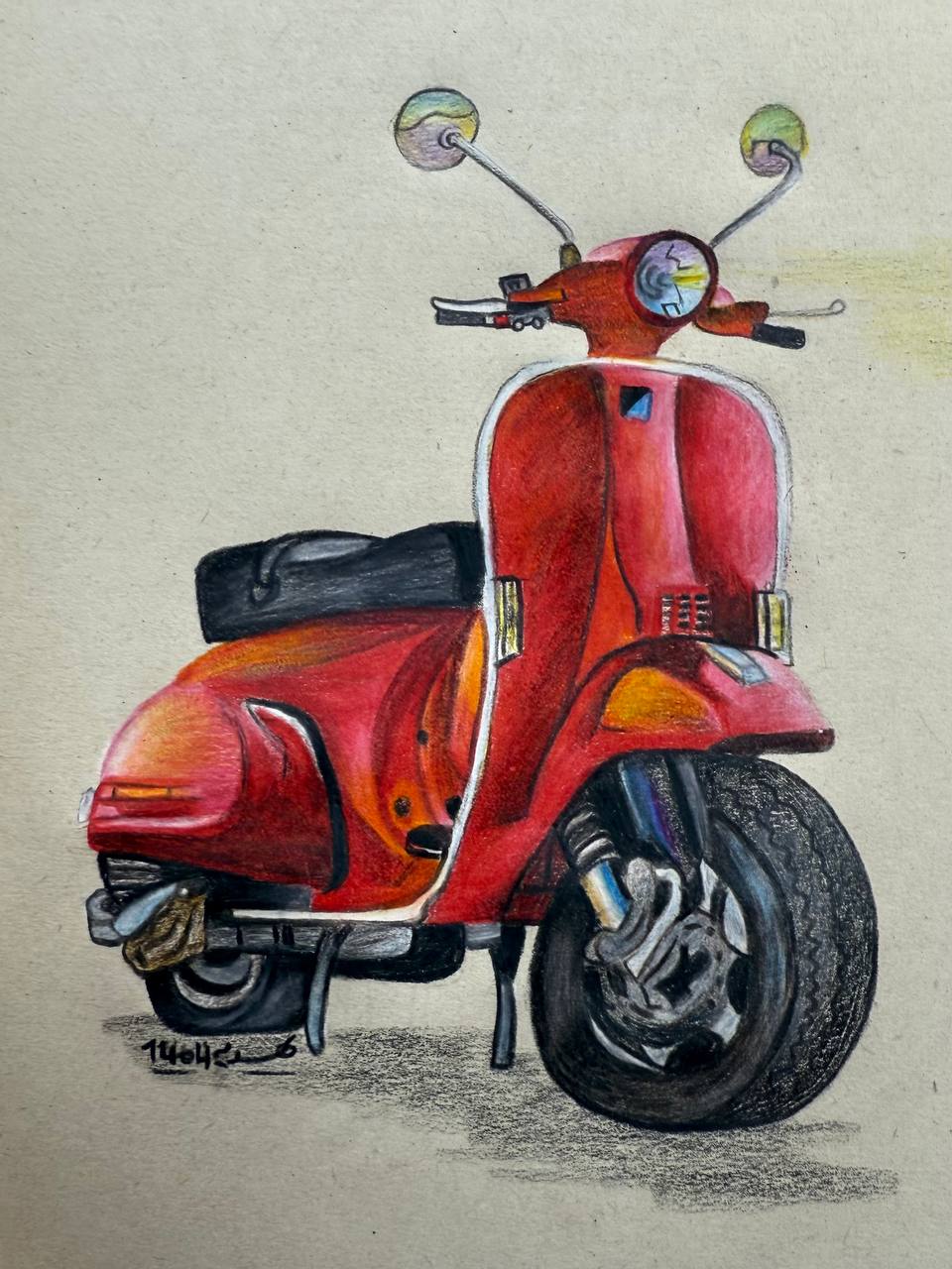 آموزش نقاشی سیاه قلم